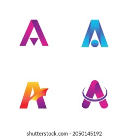 A letter logo and symbol illustration design