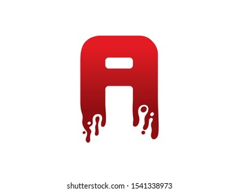 A Letter logo or symbol template