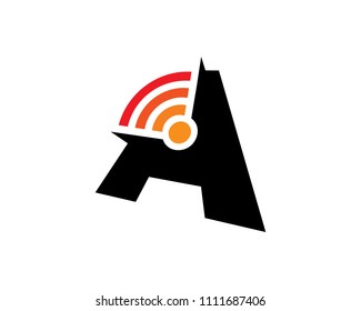 Letter A Logo Symbol Template Design Vector, Emblem, Design Concept, Creative Symbol, Icon
