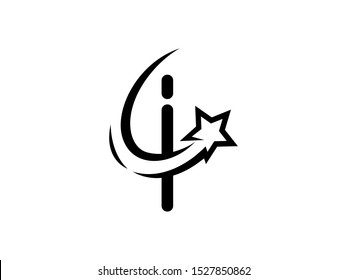 Letter I logo or symbol template design