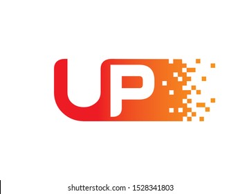 Letter UP logo or symbol template design