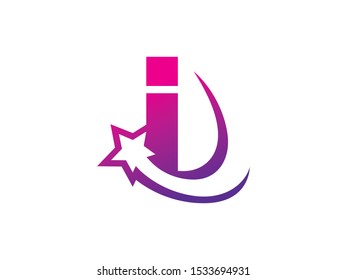 Letter I logo or symbol template design