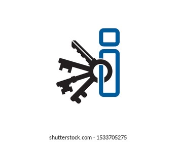 Letter I logo or symbol template design