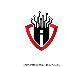 Letter I logo or symbol template design