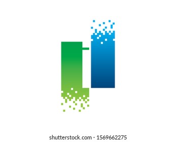 I Letter logo or symbol template design