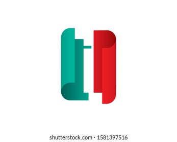 I Letter logo or symbol template design