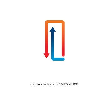 I Letter logo or symbol template design