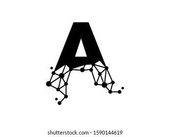A letter logo or symbol template design