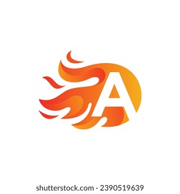 Letter A logo or symbol template design