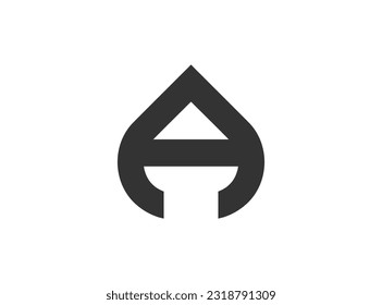 Letter a Logo Symbol Template Vector and illustration,