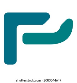 Letter logo  symbol - vector icon. Initial letter logo template suitable for businesses and product names. 