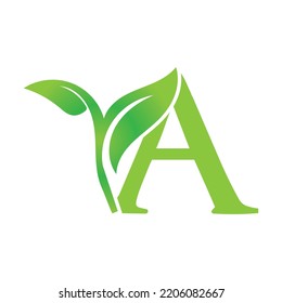 Letter A logo  symbol - vector icon