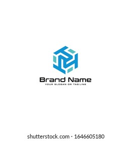 logotipo de letra a plantilla vectorial de diseño de tecnología