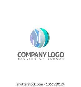 I LETTER LOGO TEMPLATE