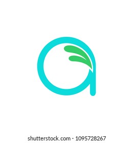 Letter A logo template.
