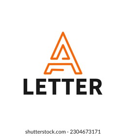 Carta con una plantilla de logotipo , 