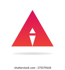 Letter A logo template