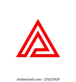 letter A logo template