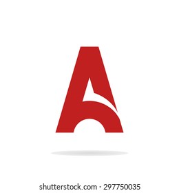 Letter A logo template