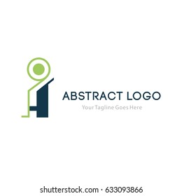 Letter A logo template