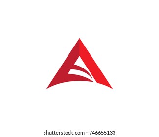 A letter logo template
