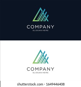 letter A logo template. Abstract icon,  Simple and clean flat design of letter A logo vector template. Letter A logo for business. 