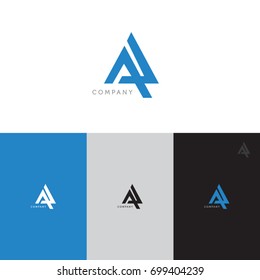 Letter A logo template. Abstract icon