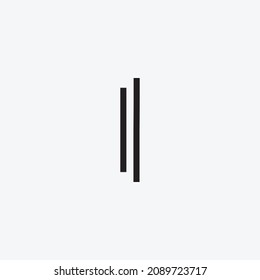 Letter I Logo Template Abstract Vector Illustration - Lines Logotype Vector Design Template.