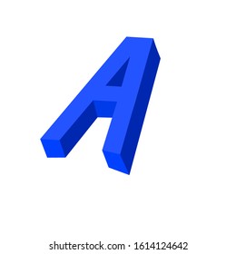 Letter  a logo template. Construction building element style