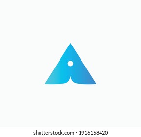 Letter A Logo-Vorlage. Kreativ Modern ein Logo-Design. Ein Logo-Vektorgrafik. Buchstabe A. Alphabet-Symbol

