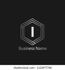 Letter I Logo Template Design
