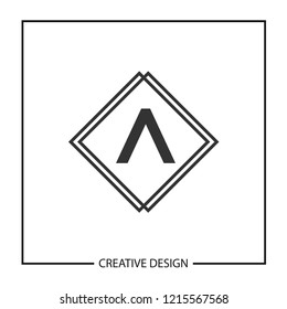 Letter A Logo Template Design