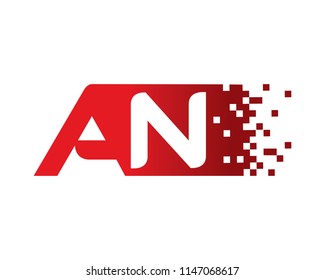 Letter AN Logo Template Design Vector, Emblem, Concept Design, Creative Symbol, Icon