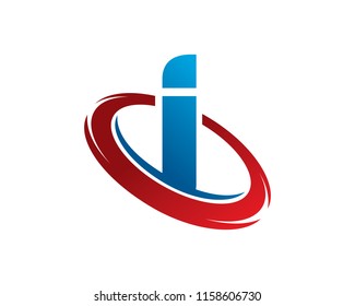 Letter I Logo Template Design Vector, Emblem, Concept Design, Creative Symbol, Icon