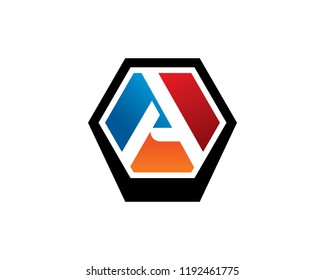 Letter A Logo Template Design Vector, Emblem, Concept Design, Creative Symbol, Icon