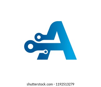 Letter A Logo Template Design Vector, Emblem, Concept Design, Creative Symbol, Icon