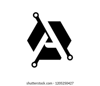Letter A Logo Template Design Vector, Emblem, Concept Design, Creative Symbol, Icon