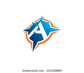 Letter A Logo Template Design Vector, Emblem, Concept Design, Creative Symbol, Icon