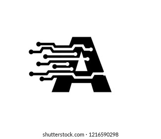 Letter A Logo Template Design Vector, Emblem, Concept Design, Creative Symbol, Icon
