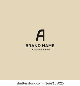 Buchstabe Ein Logo-Template-Design in der Vektorillustration 