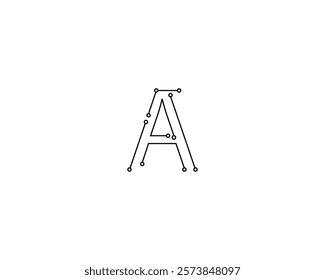 Letter A Logo Template Design Vector, Emblem, Concept Design, Creative Symbol, Icon.