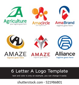 Letter A Logo Template Design Vector