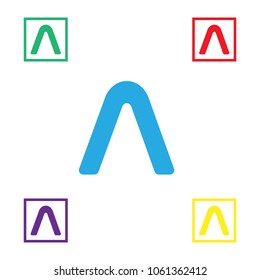 letter a logo template for download