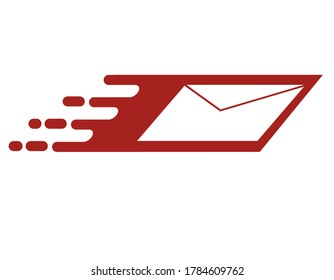 Brieflogo-Vorlage für schnelle Lieferung, Vektordesign