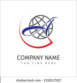A Letter Logo Template icon design