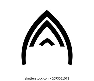 Illustration für eine Letter-Logo-Vorlage Design Stilvolle Monogramm-Logotypen