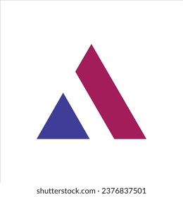 Letter A logo Template Illustration Design. Vector EPS 10. stock illustration
