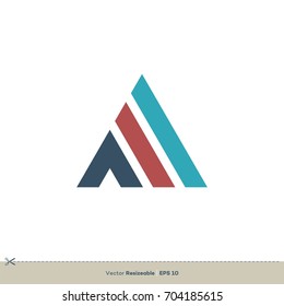A Letter Logo Template Illustration Design. Vector EPS 10.
