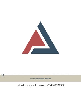 A Letter Logo Template Illustration Design. Vector EPS 10.