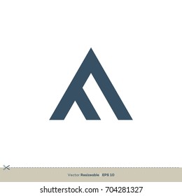 A Letter Logo Template Illustration Design. Vector EPS 10.